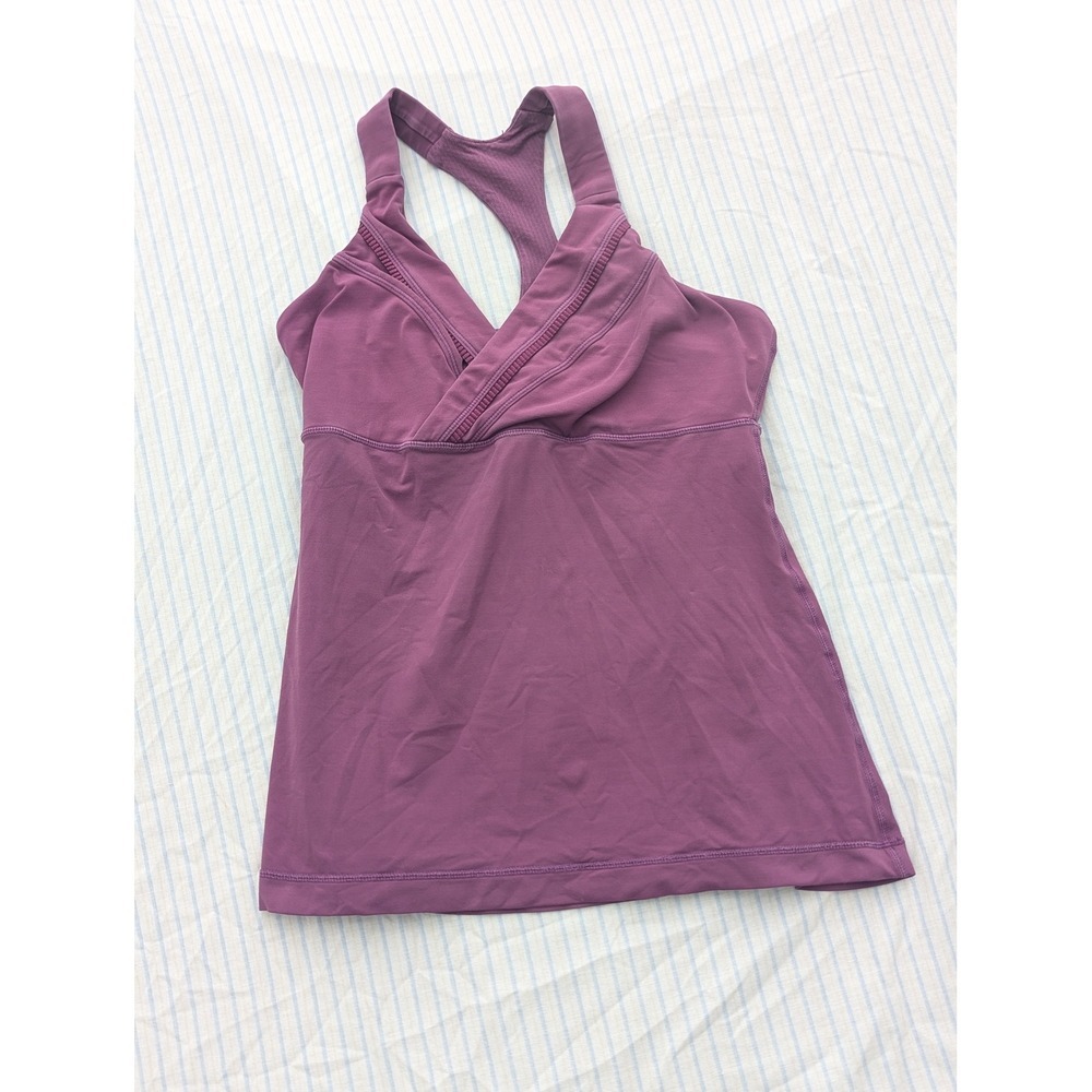 Lululemon Athletica Purple Bra Shelf Tank Top